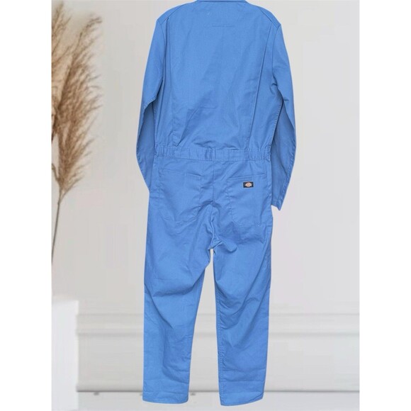 Dickies TALL Men’s Size M Long Sleeve Work Coverall Light Blue - Picture 3 of 12